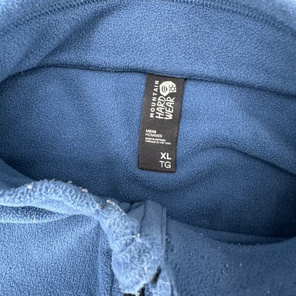 Mountain Hardwear Tech Fleece Full Zip Jacket Men's Size XL Light Blue Gorpcore - Picture 8 of 9